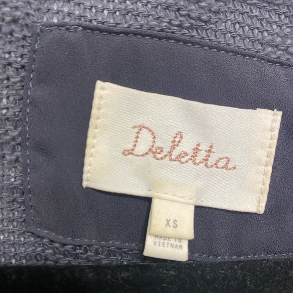 Anthropologie Dellata Nubby CircleLight Sweater Women - Charcoal Gray - Picture 6 of 7